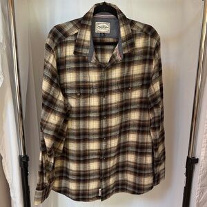 Flag & Anthem 100% Cotton Flannel Button Down Shirt - xl